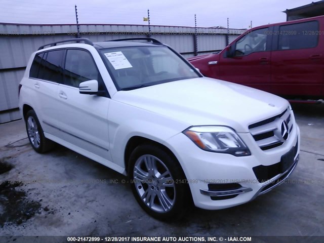 WDCGG5HB6DF989593 - 2013 MERCEDES-BENZ GLK 350 WHITE photo 1