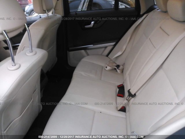 WDCGG5HB6DF989593 - 2013 MERCEDES-BENZ GLK 350 WHITE photo 8