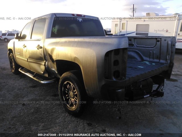 3GCEC23CX9G123778 - 2009 CHEVROLET SILVERADO C1500 LT BROWN photo 3