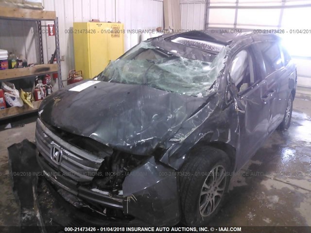 5FNRL5H61DB054564 - 2013 HONDA ODYSSEY EXL ნაცრისფერი ფოტო 6