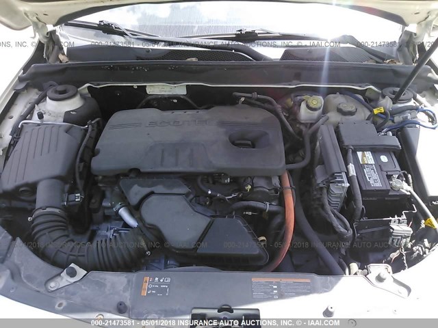 1G11D5RR3DF112875 - 2013 CHEVROLET MALIBU 1LT WHITE photo 10