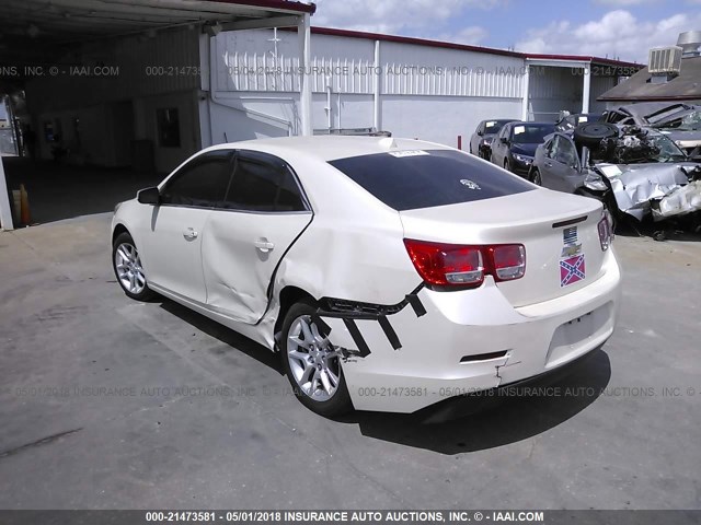 1G11D5RR3DF112875 - 2013 CHEVROLET MALIBU 1LT WHITE photo 3