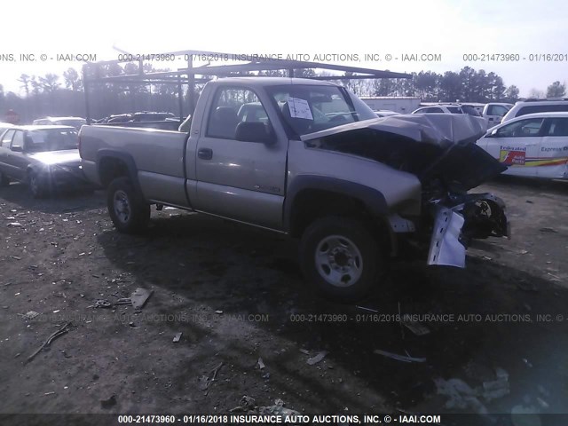 1GCHC24U33E272214 - 2003 CHEVROLET SILVERADO C2500 HEAVY DUTY GRAY photo 1