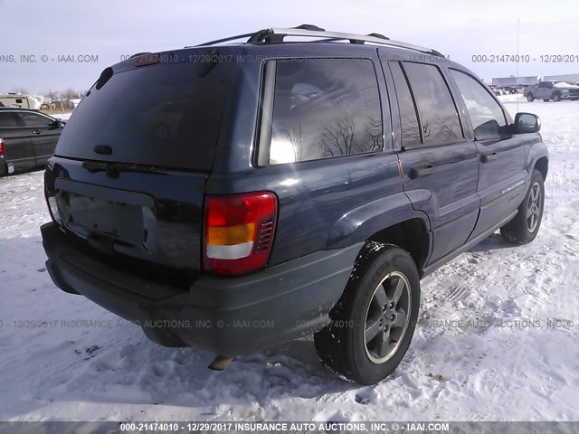 1J4GW48SX4C181228 - 2004 JEEP GRAND CHEROKEE LAREDO/COLUMBIA/FREEDOM 蓝色 照片 4