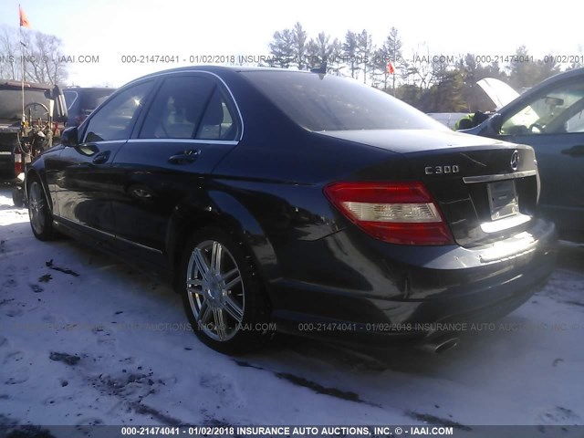 WDDGF8BB7BR150864 - 2011 MERCEDES-BENZ C 300 4MATIC BLUE photo 3