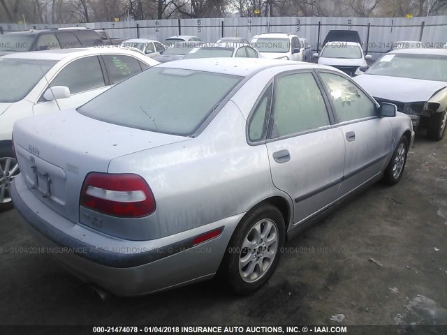 YV1VS29562F867147 - 2002 VOLVO S40 1.9T SILVER photo 4