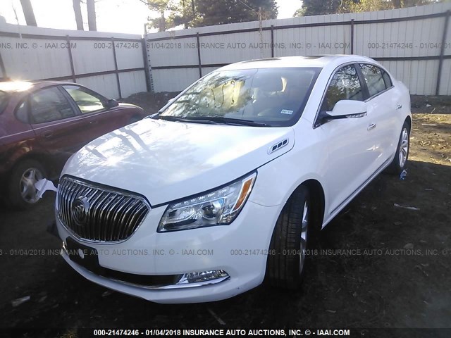 1G4GD5G32FF319451 - 2015 BUICK LACROSSE PREMIUM WHITE photo 2