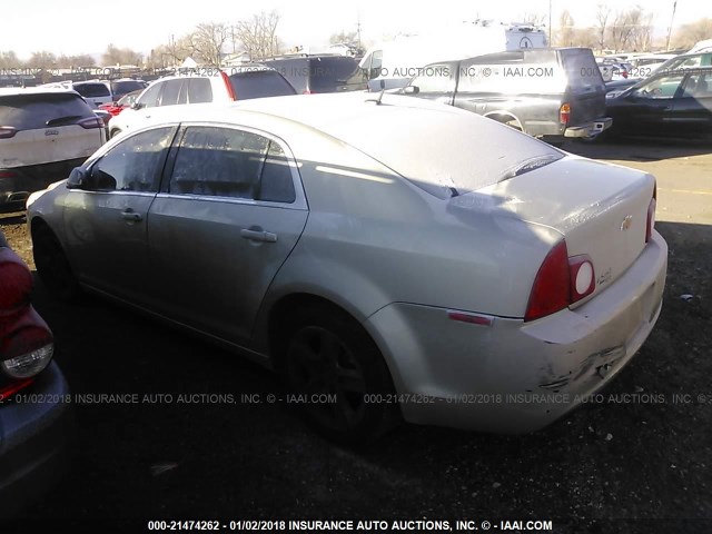 1G1ZB5E17BF330307 - 2011 CHEVROLET MALIBU LS ოქროსფერი ფოტო 3