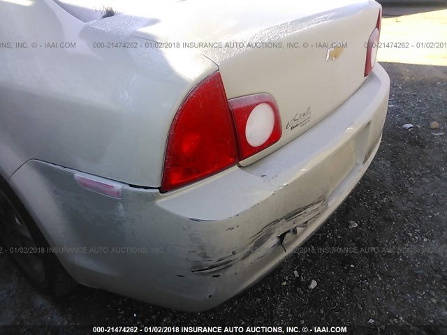 1G1ZB5E17BF330307 - 2011 CHEVROLET MALIBU LS ოქროსფერი ფოტო 6