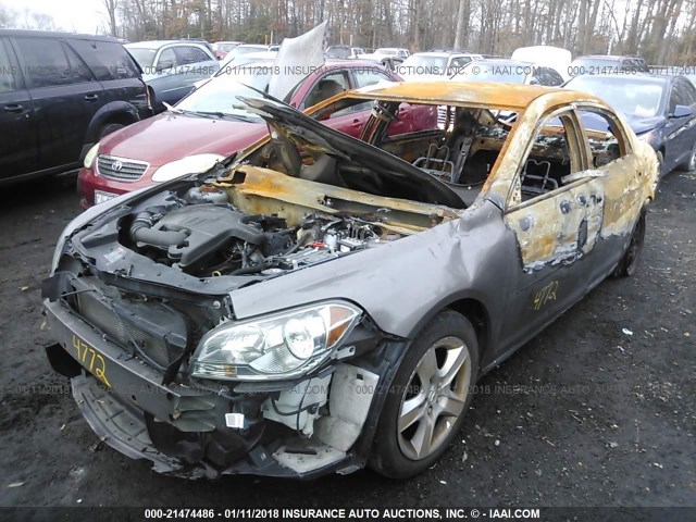 1G1ZB5E03CF221237 - 2012 CHEVROLET MALIBU LS ნაცრისფერი ფოტო 2