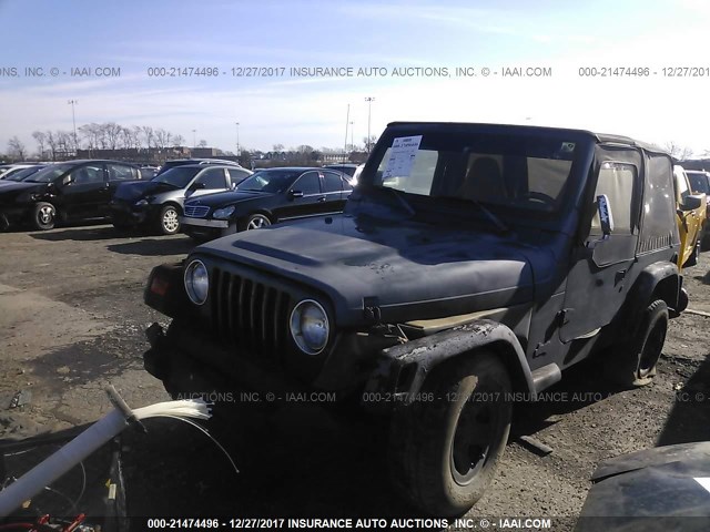 1J4FY29P1WP768790 - 1998 JEEP WRANGLER / TJ SE GREEN photo 2