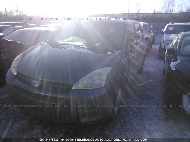 5TDBA22C95S041286 - 2005 TOYOTA SIENNA XLE/XLE LIMITED GRAY photo 2