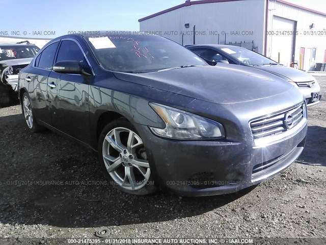 1N4AA5AP1CC856409 - 2012 NISSAN MAXIMA S/SV GRAY photo 1