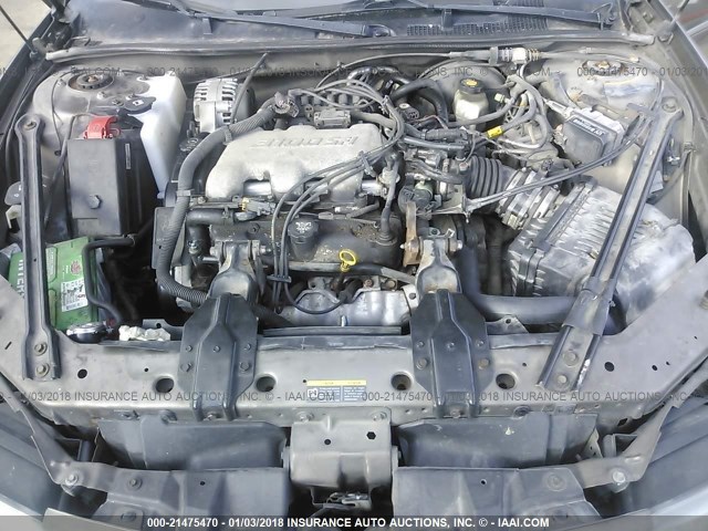 1G2WK52J52F246053 - 2002 PONTIAC GRAND PRIX SE BROWN photo 10