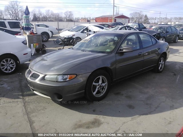 1G2WK52J52F246053 - 2002 PONTIAC GRAND PRIX SE BROWN photo 2