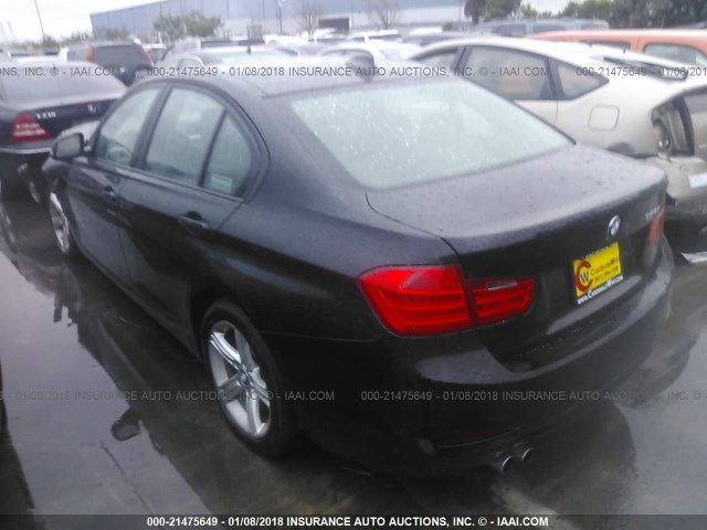 WBA3C1C50DK103671 - 2013 BMW 328 I SULEV BLACK photo 3