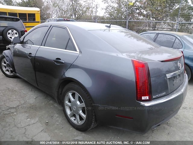 1G6DM577280126008 - 2008 CADILLAC CTS GRAY photo 3