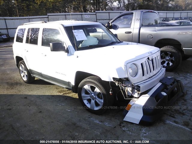 1J4NT4GB4BD195344 - 2011 JEEP PATRIOT LATITUDE WHITE photo 1