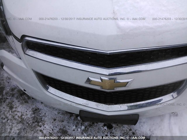 2GNFLCEKXD6139330 - 2013 CHEVROLET EQUINOX LS WHITE photo 10