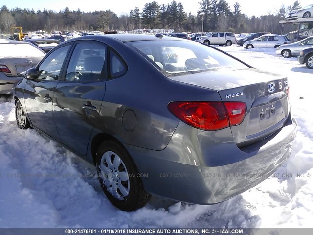 KMHDU46D48U575726 - 2008 HYUNDAI ELANTRA GLS/SE/LIMITED GRAY photo 3