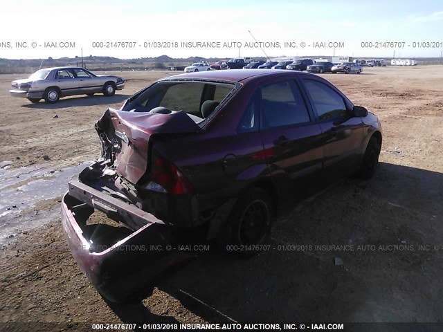 1FAFP33P73W327650 - 2003 FORD FOCUS LX ORANGE photo 4