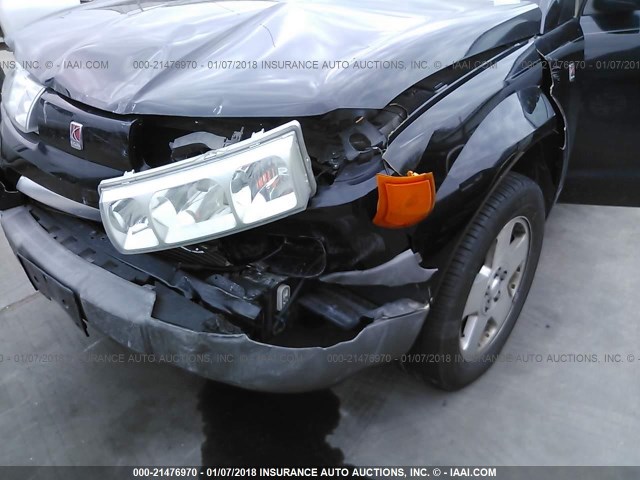 5GZCZ53405S849778 - 2005 SATURN VUE BLACK photo 6