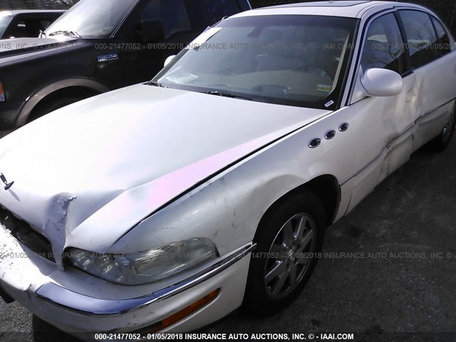 1G4CW54K254100116 - 2005 BUICK PARK AVENUE  WHITE photo 6