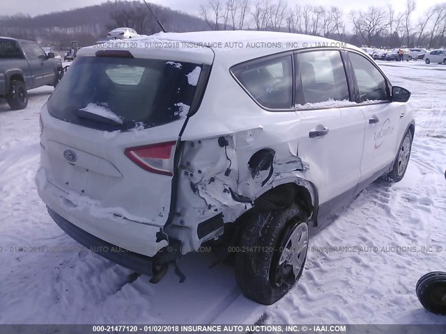 1FMCU0F73GUB33453 - 2016 FORD ESCAPE S WHITE photo 4