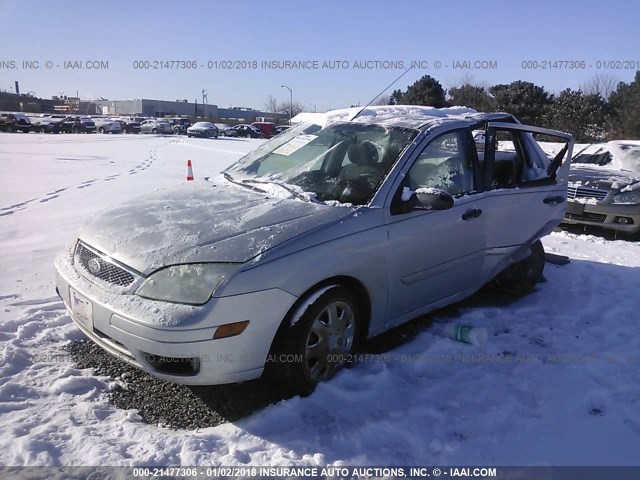 1FAFP34N57W366496 - 2007 FORD FOCUS ZX4/S/SE/SES SILVER photo 2