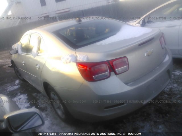 1G11B5SA4DF337705 - 2013 CHEVROLET MALIBU LS 灰色 照片 3