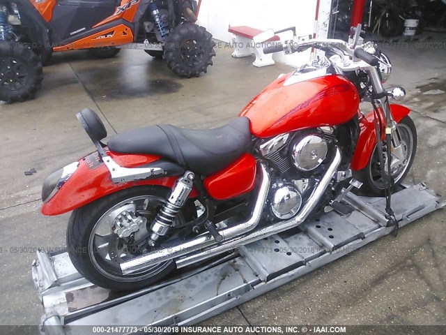 JKBVNKB135A005905 - 2005 KAWASAKI 1600 MEANSTREAK RED photo 4