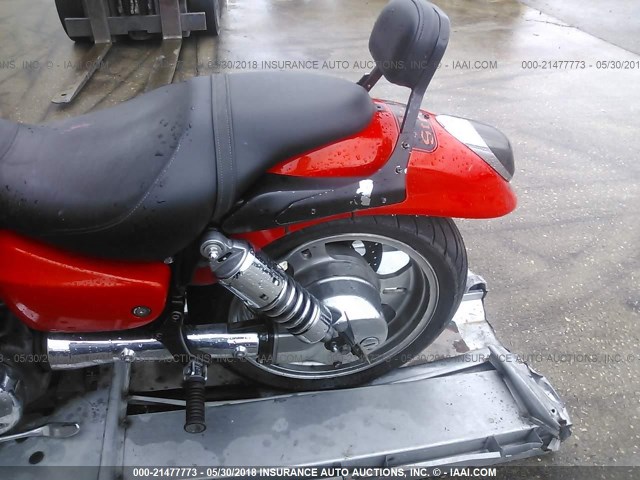 JKBVNKB135A005905 - 2005 KAWASAKI 1600 MEANSTREAK RED photo 6