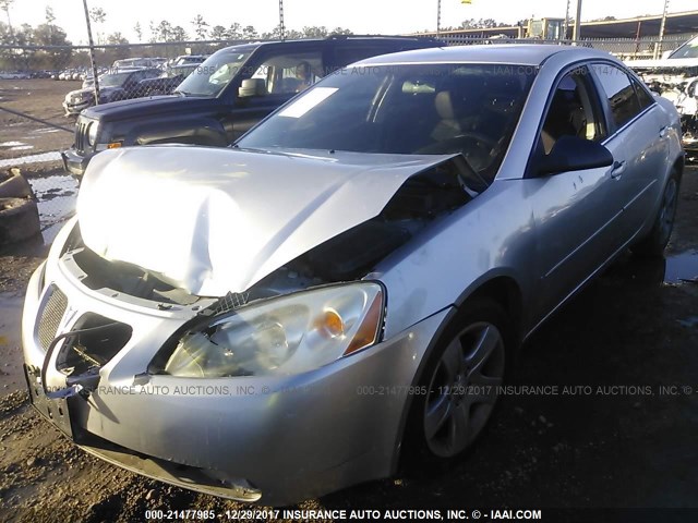 1G2ZG58BX74198132 - 2007 PONTIAC G6 SE SILVER photo 2