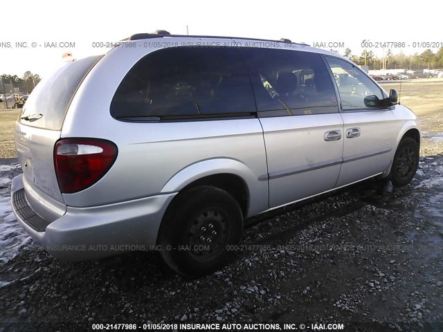 2B4GP44311R242953 - 2001 DODGE GRAND CARAVAN SPORT SILVER photo 4