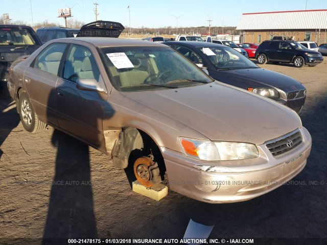 JT2BF22K2Y0257554 - 2000 TOYOTA CAMRY CE/LE/XLE GOLD photo 1