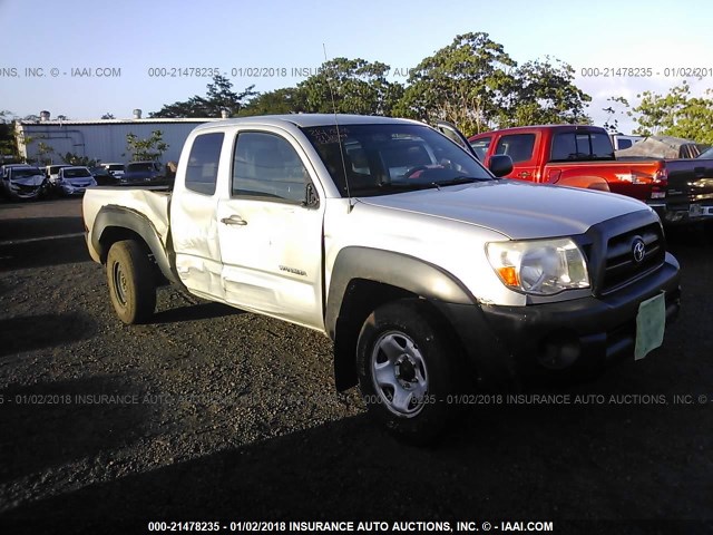 5TEUX42N67Z457919 - 2007 TOYOTA TACOMA ACCESS CAB SILVER photo 1