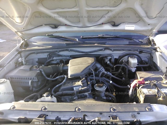 5TEUX42N67Z457919 - 2007 TOYOTA TACOMA ACCESS CAB Silber Foto 10