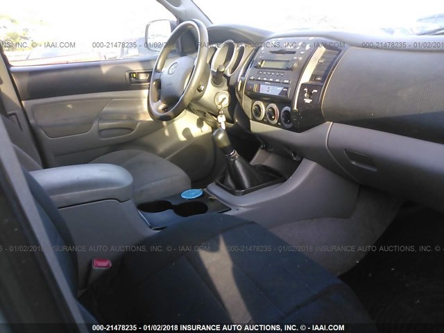 5TEUX42N67Z457919 - 2007 TOYOTA TACOMA ACCESS CAB Silber Foto 5