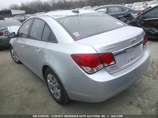 1G1PC5SHXG7183584 - 2016 CHEVROLET CRUZE LIMITED LS SILVER photo 3