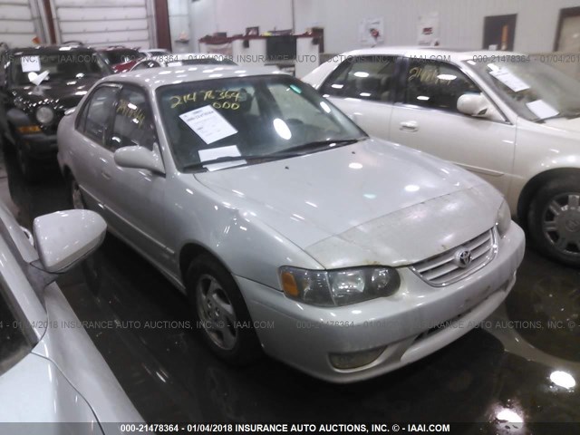 1NXBR12E42Z611525 - 2002 TOYOTA COROLLA CE/LE/S SILVER photo 1