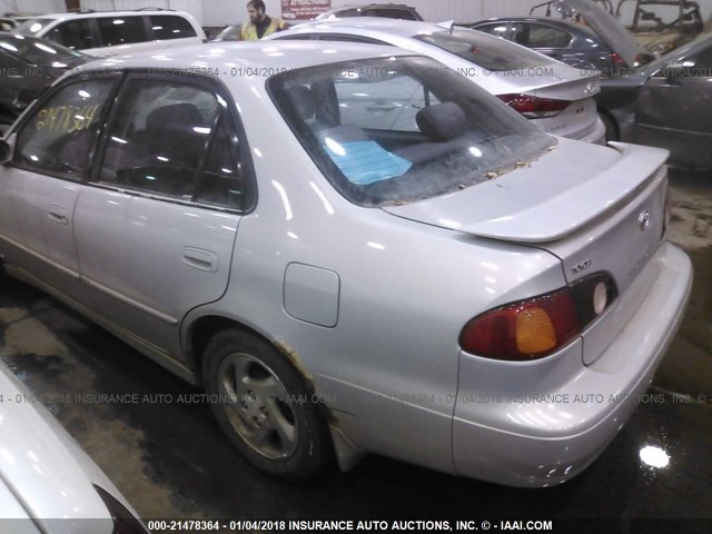 1NXBR12E42Z611525 - 2002 TOYOTA COROLLA CE/LE/S SILVER photo 3