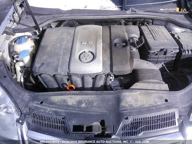 3VWEG71K37M160274 - 2007 VOLKSWAGEN JETTA WOLFSBURG 银色 照片 10