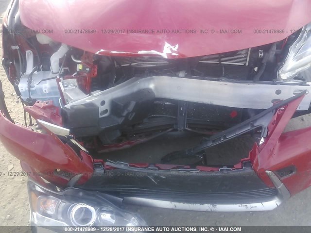 JTHKD5BH7F2216064 - 2015 LEXUS CT 200 RED photo 6