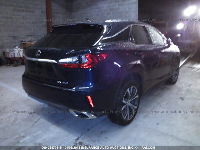 2T2ZZMCA4GC032972 - 2016 LEXUS RX 350 Dark Blue photo 4