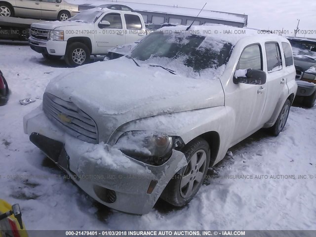 3GNBAAFW9BS647944 - 2011 CHEVROLET HHR LS WHITE photo 2