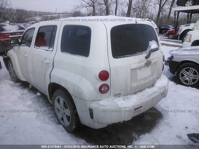 3GNBAAFW9BS647944 - 2011 CHEVROLET HHR LS WHITE photo 3
