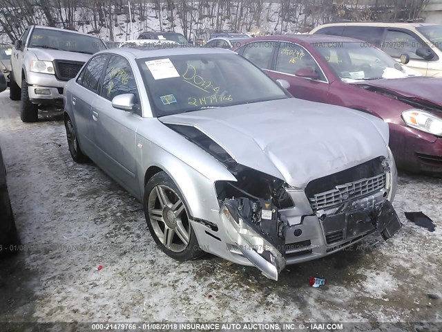 WAUDG78E15A525265 - 2005 AUDI A4 3.2 QUATTRO SILVER photo 1