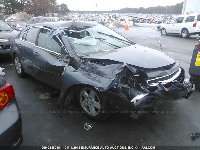 1G1ZG57B58F295704 - 2008 CHEVROLET MALIBU LS ნაცრისფერი ფოტო 1