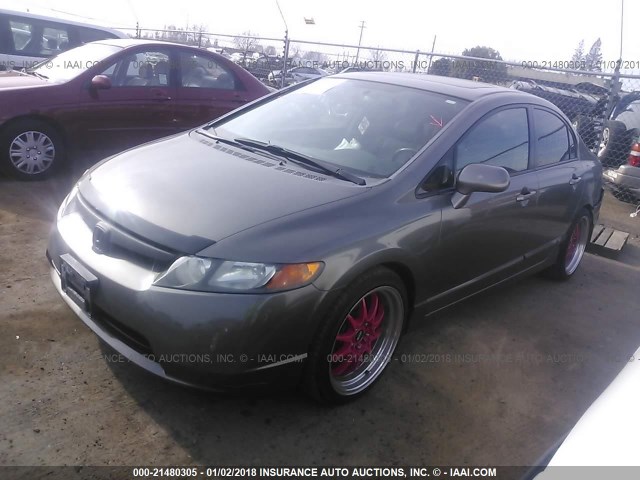 2HGFA16958H511585 - 2008 HONDA CIVIC EXL 灰色 照片 2