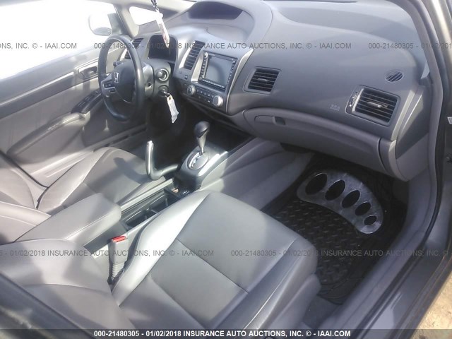 2HGFA16958H511585 - 2008 HONDA CIVIC EXL 灰色 照片 5